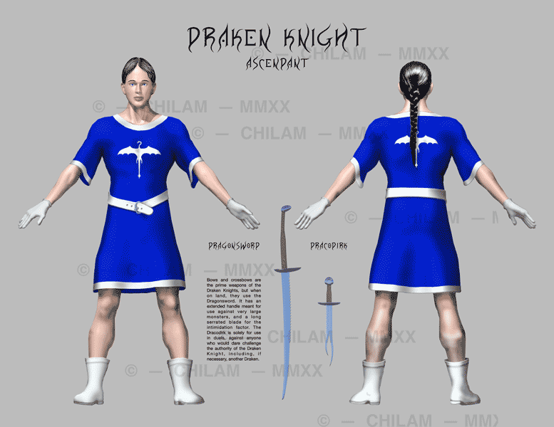 Costume study: Draken Knight DrakCostStdy