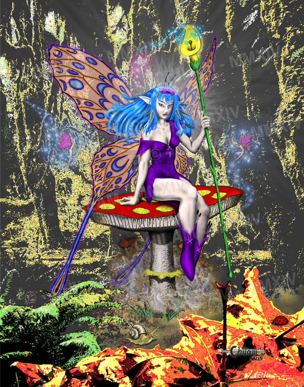 Thiassi, Queen of the Fae Faerie Queen Color