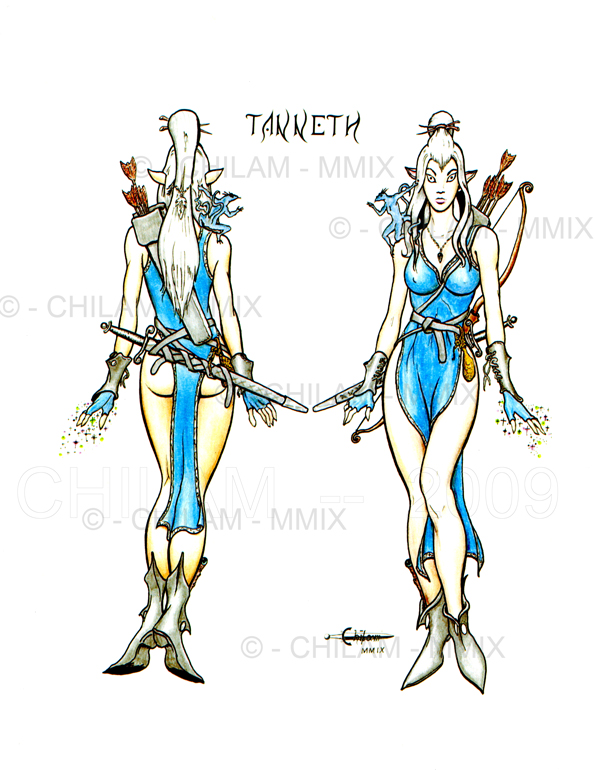 Costume Study for TANNETH